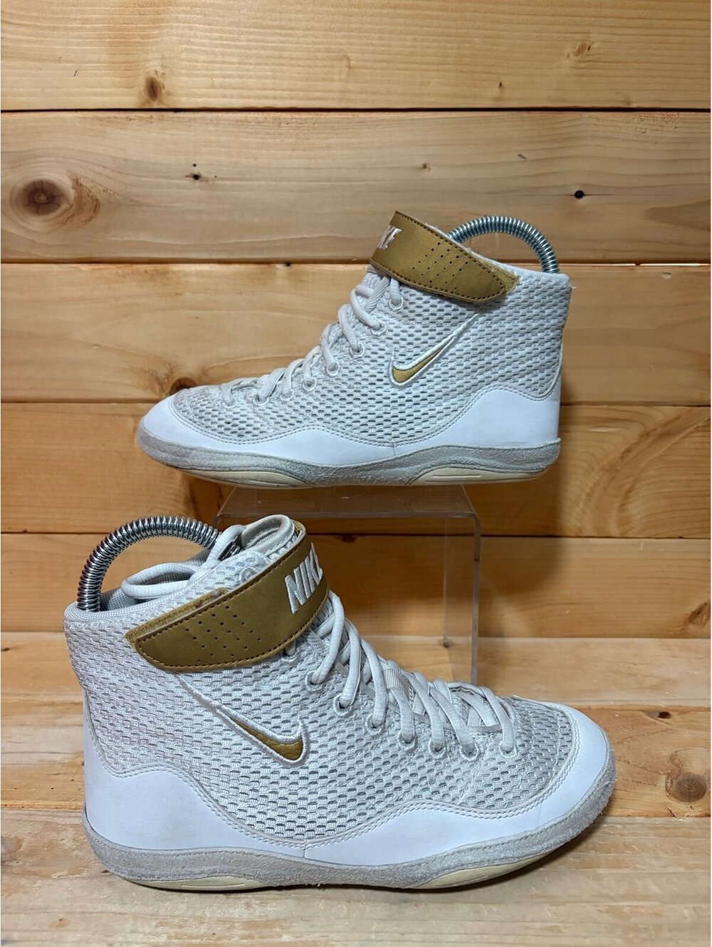 Discontinued Nike Inflict 3 wrestling shoes - 325256-100 Mens 4.5 / Womens 6